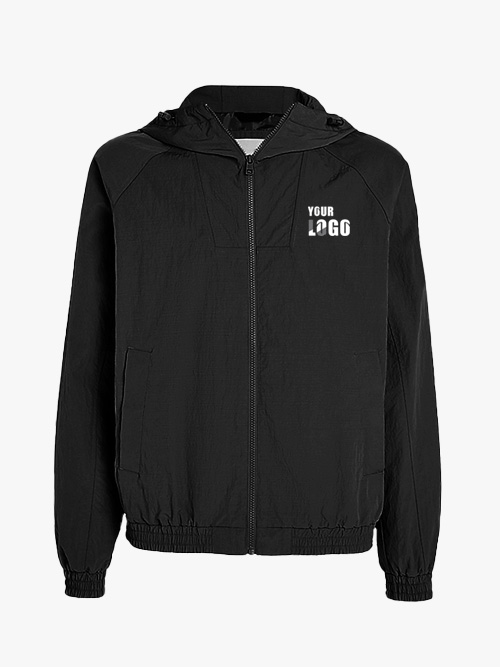 Nylon Windbreaker Jacket
