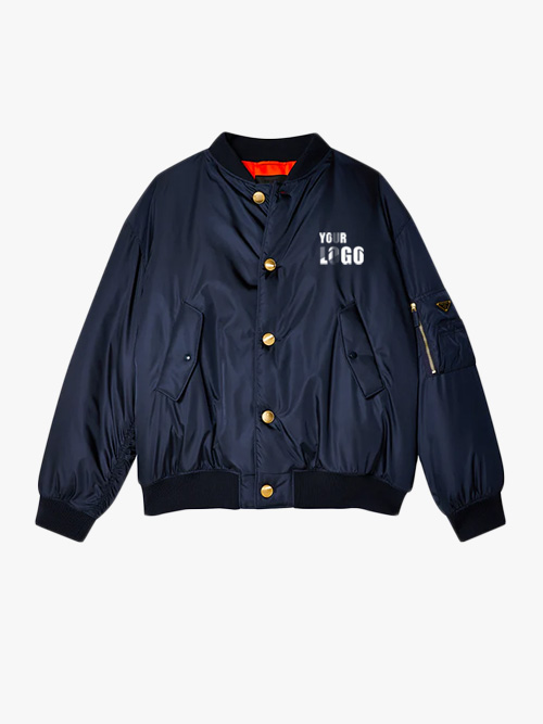Custom Satin Bomber Jacket