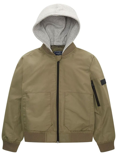 Hooded Bomber Jacket 