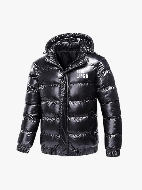 Shiny down jacket clothing manufacturer