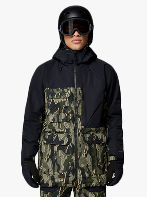 Custom Camo Snow Jacket for Men