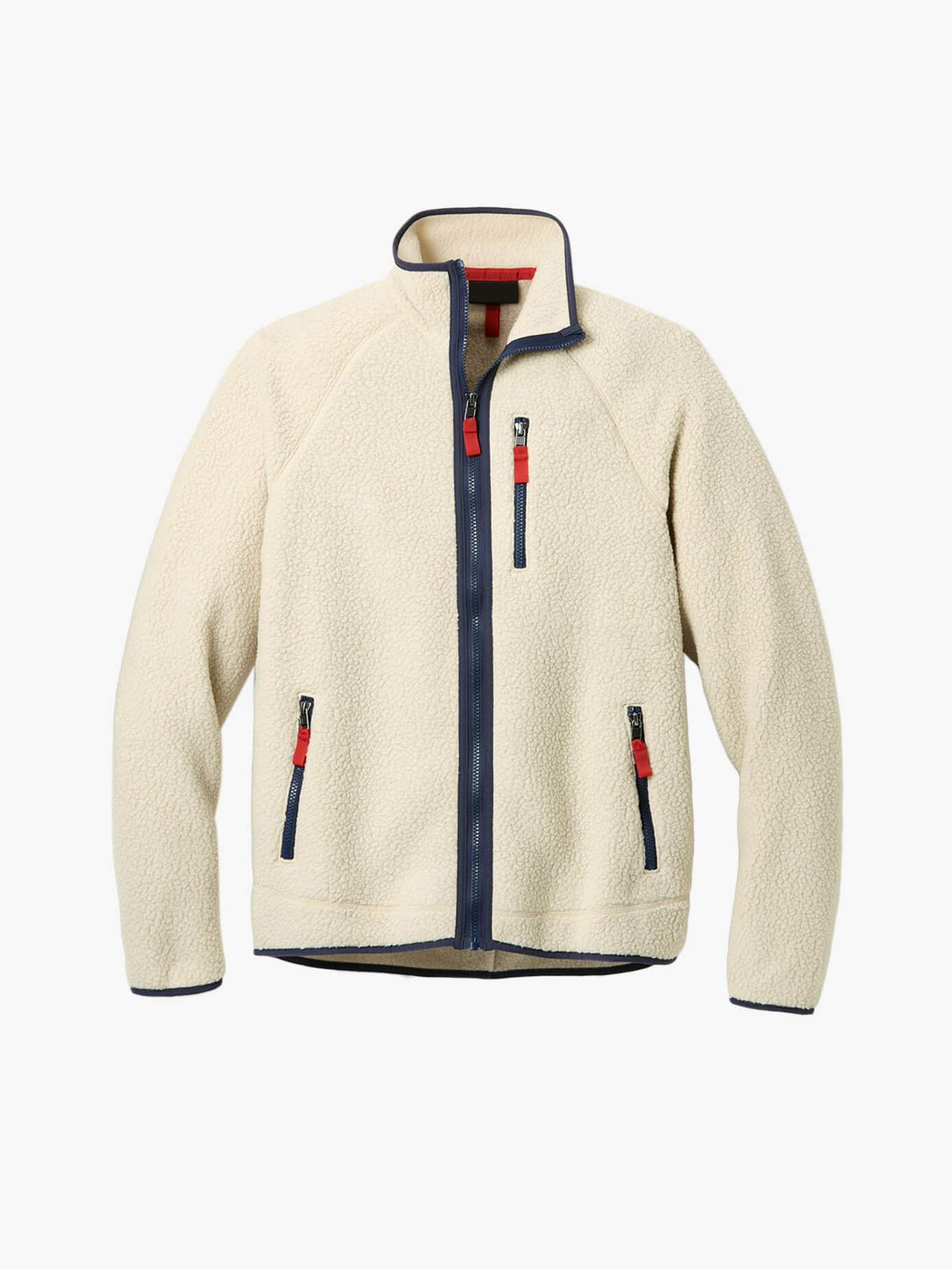 OEM Wholesale Cream Sherpa Fleece Jacket