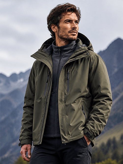 Custom 3 in 1 Outdoor Jacket