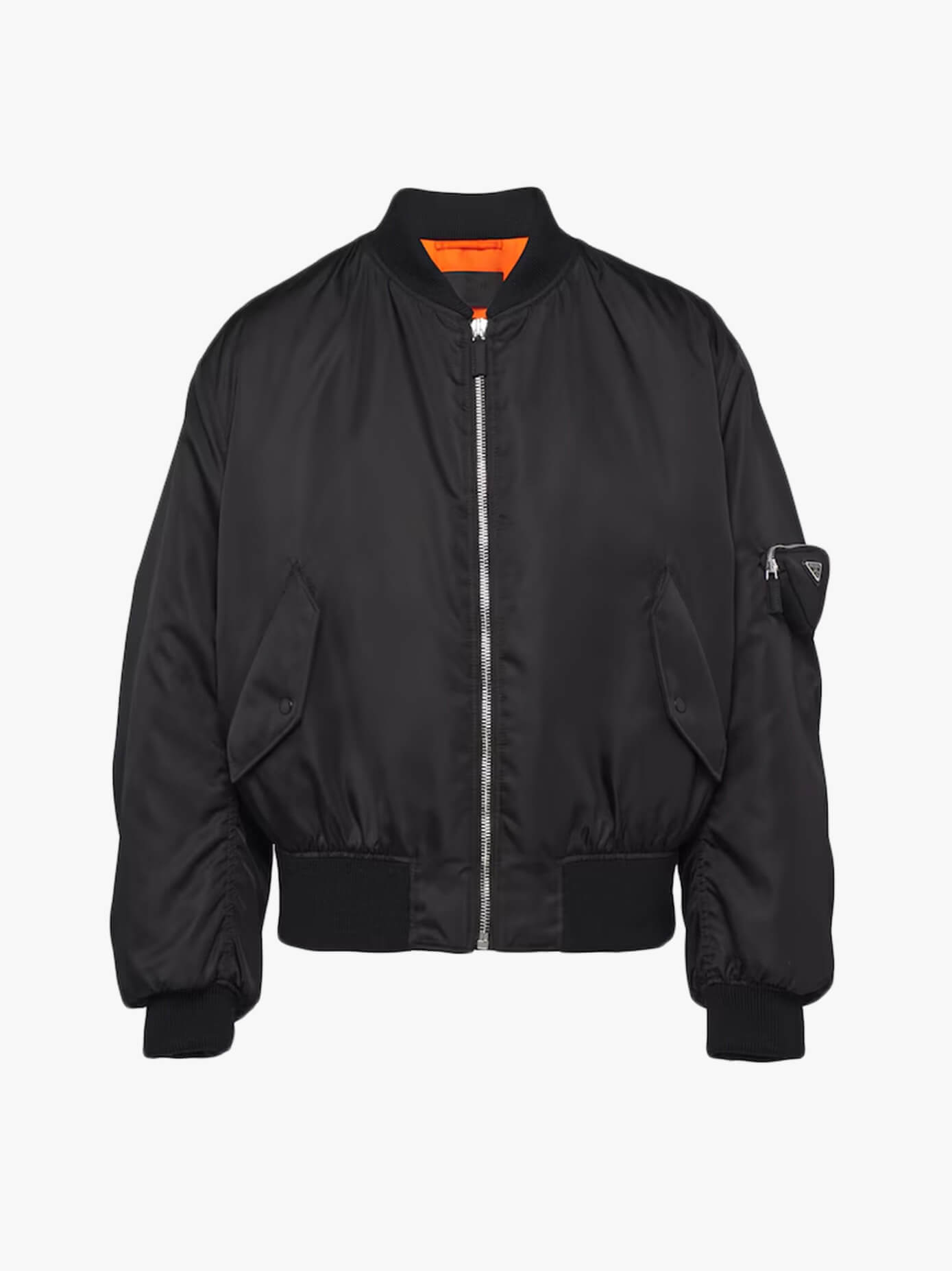 Custom Black Mens Bomber Jacket