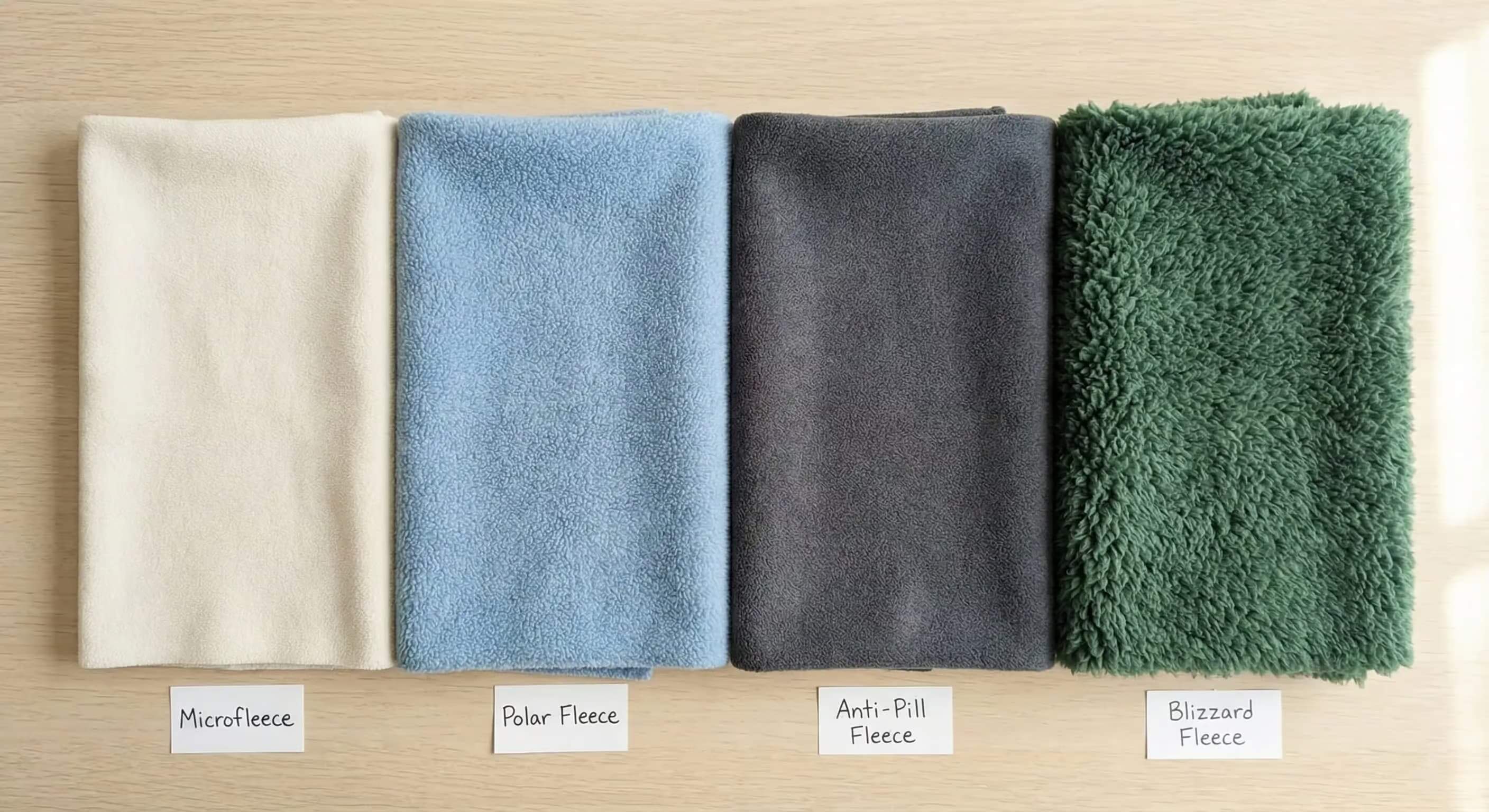 Sherpa fleece fabric samples for OEM jacket manufacturing
