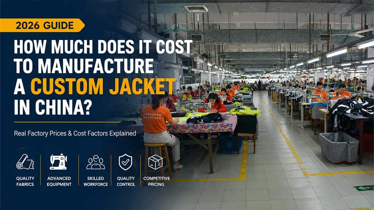 How Much Does It Cost to Manufacture a Custom Jacket in China in 2026