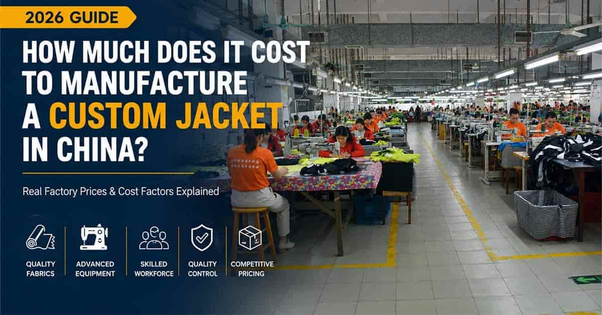 How Much Does It Cost to Manufacture a Custom Jacket in China in 2026
