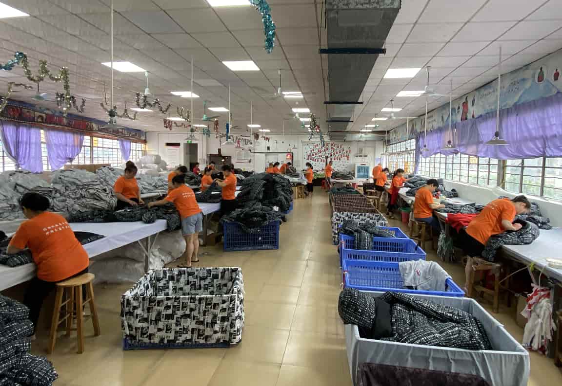 Multi-Stage AQL 2.5 Quality Inspection Professional quality inspection workstation for AQL 2.5 multi-stage jacket QC