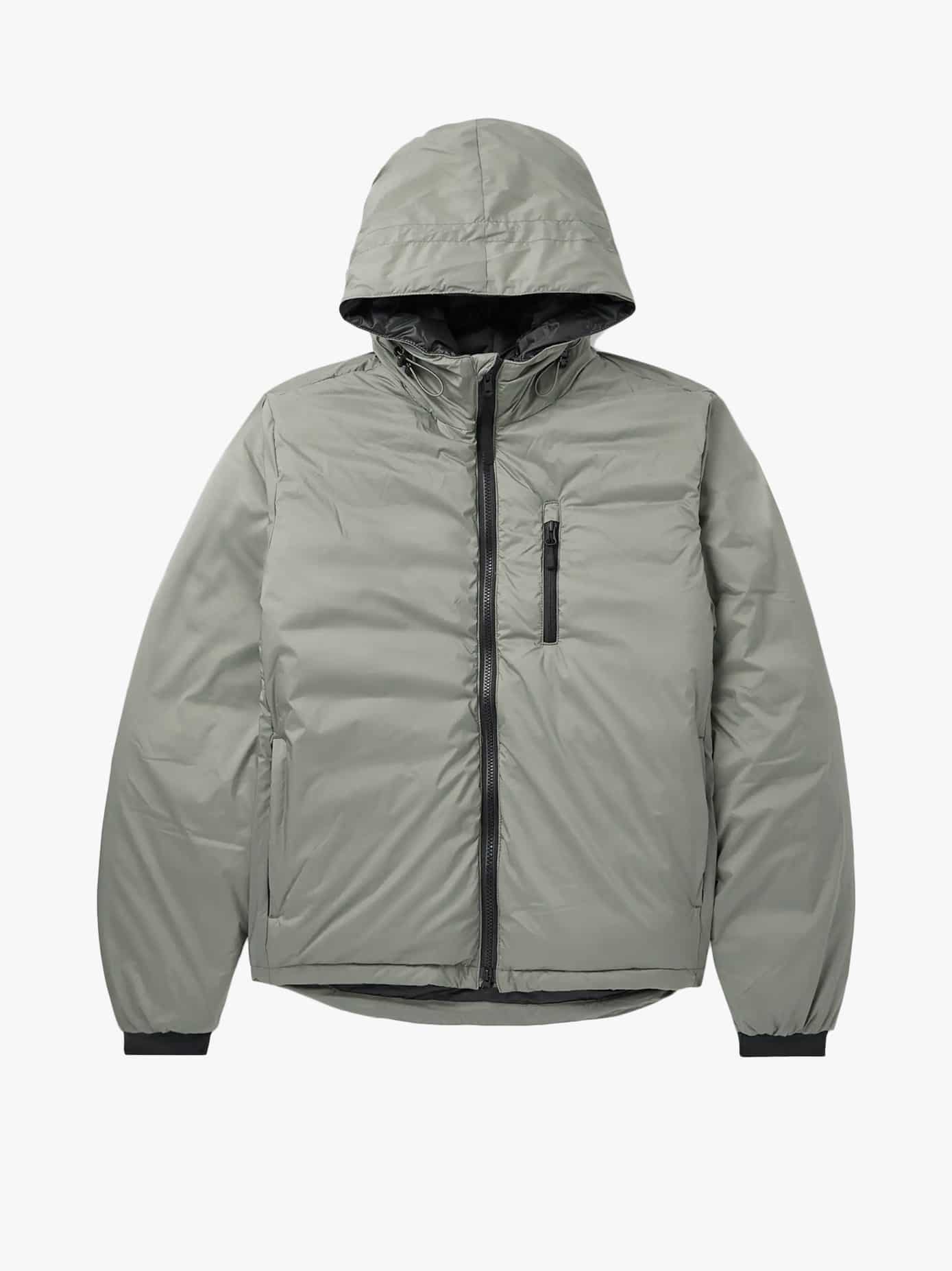 Custom Men's Lightweight Hooded Down Jacket