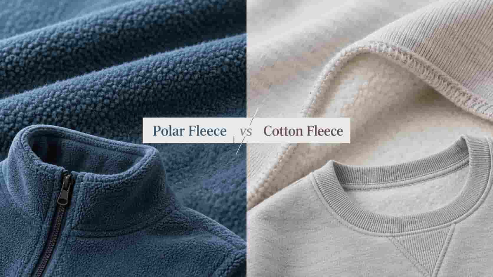 What is the difference between polar fleece jacket and cotton fleece jacket