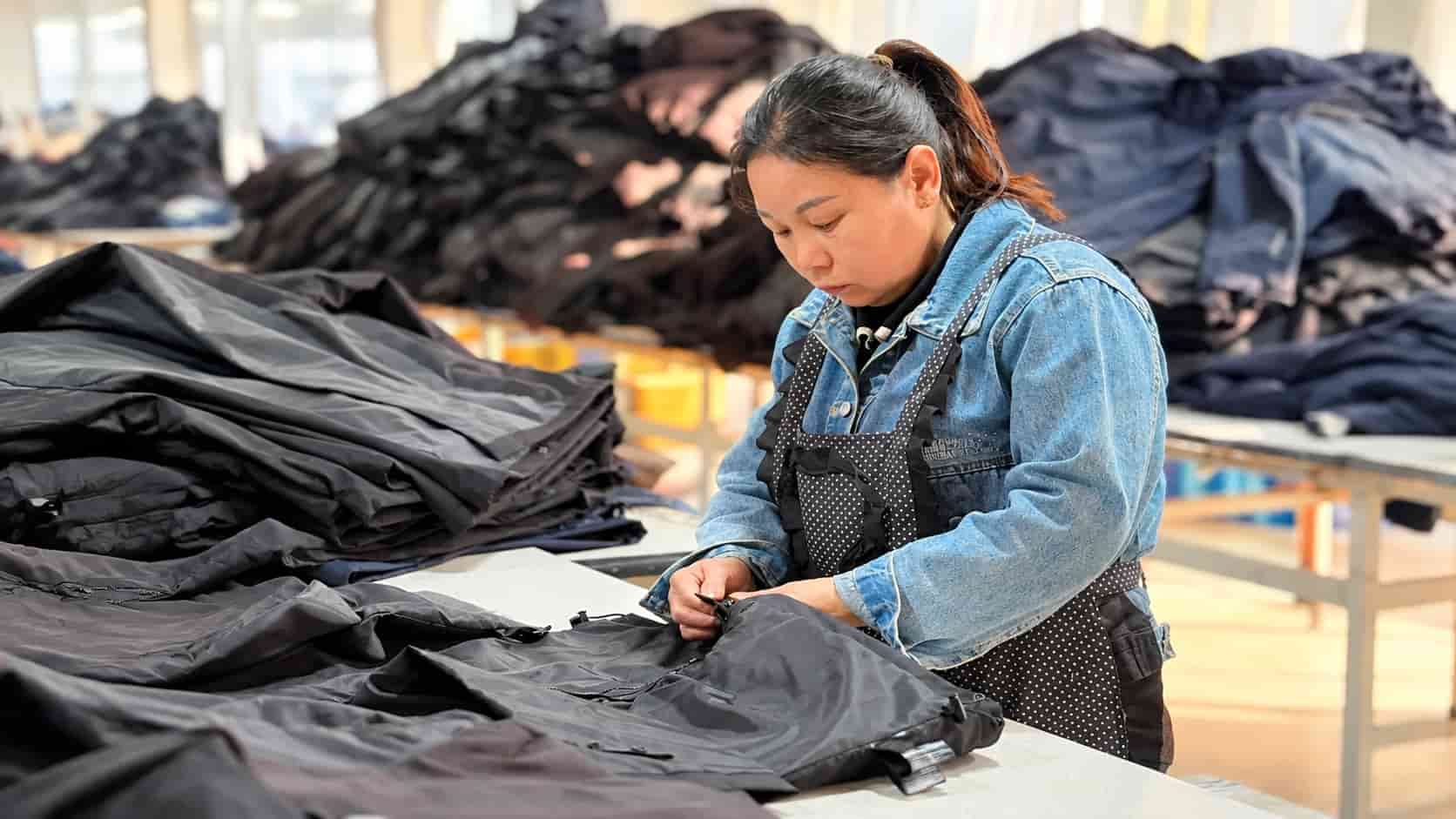 jacket quality inspection process before bulk shipment jacket quality inspection process before bulk shipment