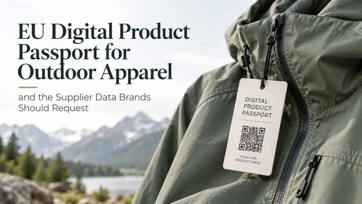 EU Digital Product Passport for Jackets Supplier Data Guide